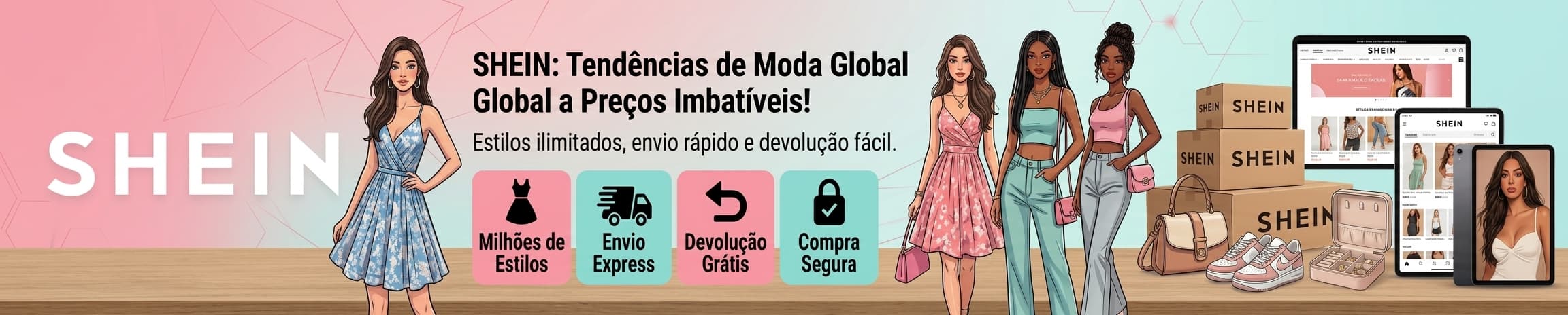 Ofertas e produtos Shein
