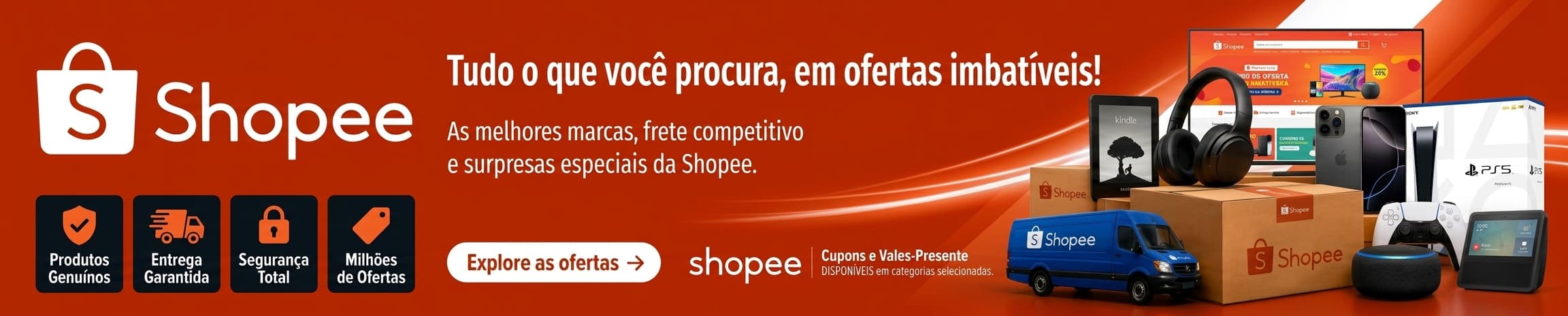 Ofertas e produtos Shopee