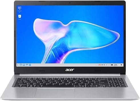 Acer Notebook Aspire 5 AMD Ryzen 5 5500U 16GB SSD 512GB 15.6" Full HD Linux Preto Alimentação CA Compatível c/ Mouse USB - A515-45-R478