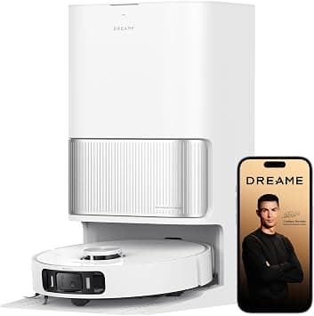 DREAME L40 Ultra AE Robô Aspirador e Mopa, Sucção 19.000Pa, Caixa de Poeira Autoesvaziável, Mopa Flexível com Lavagem Automática 75°C, Amigo dos Pets, App/Voz(Alexa/Google/Siri), 1